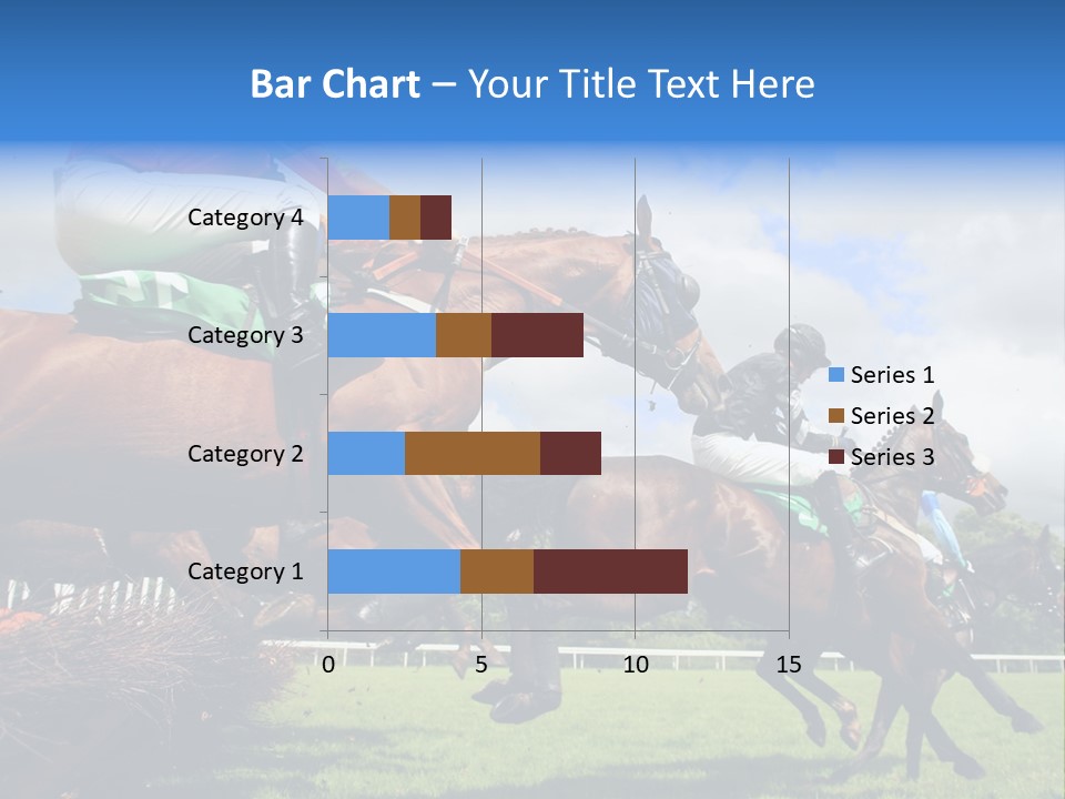 Jumping Horses PowerPoint Template