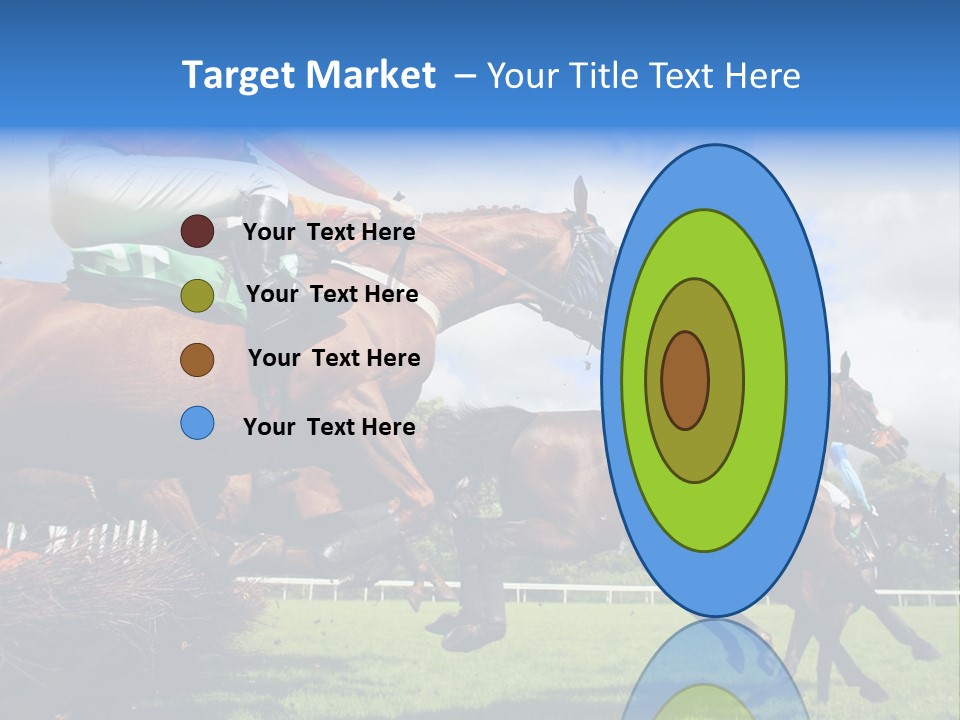 Jumping Horses PowerPoint Template