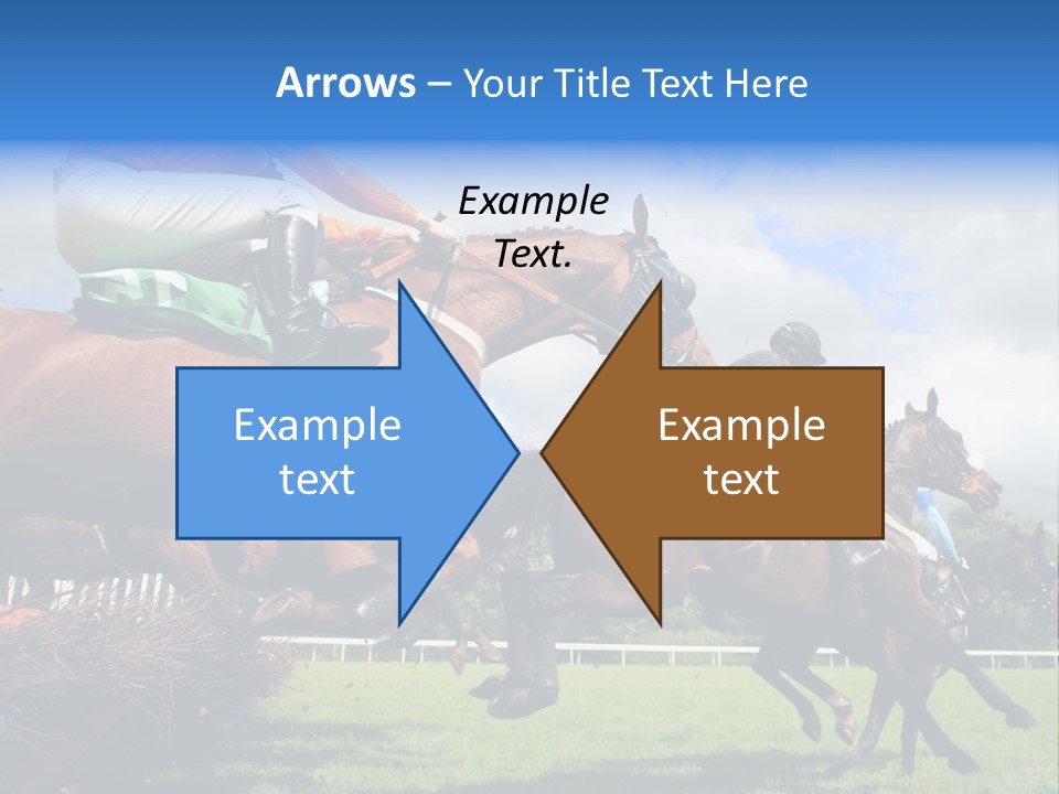 Jumping Horses PowerPoint Template