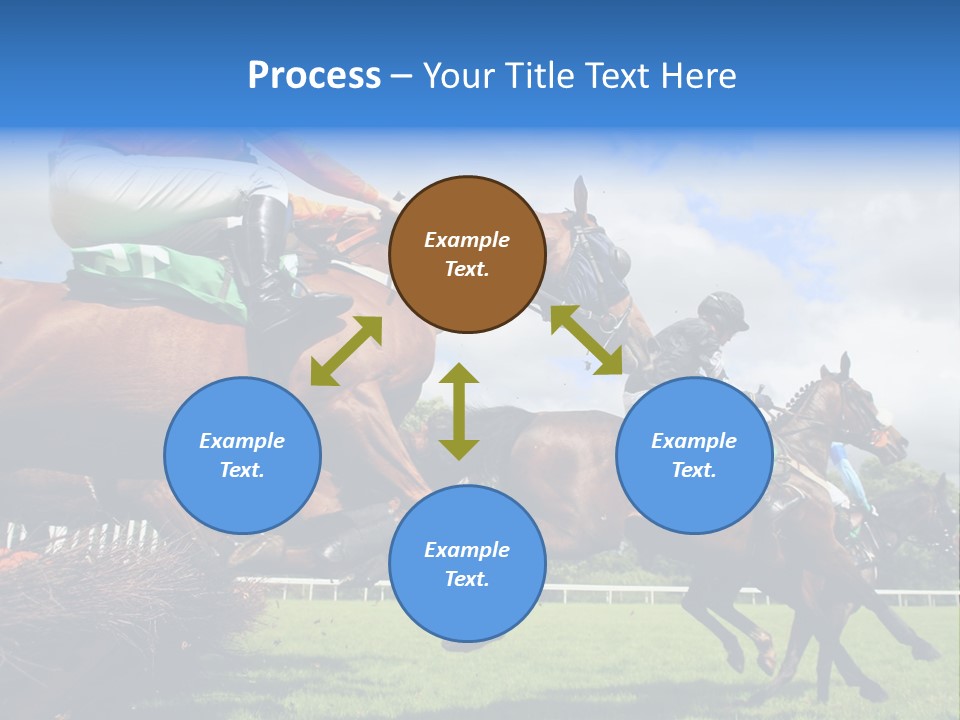 Jumping Horses PowerPoint Template