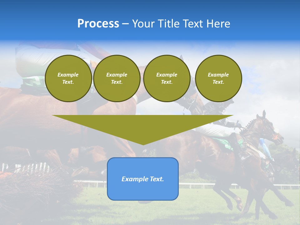 Jumping Horses PowerPoint Template