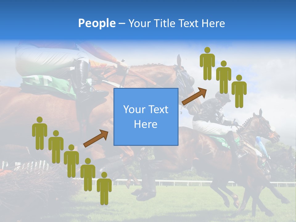 Jumping Horses PowerPoint Template