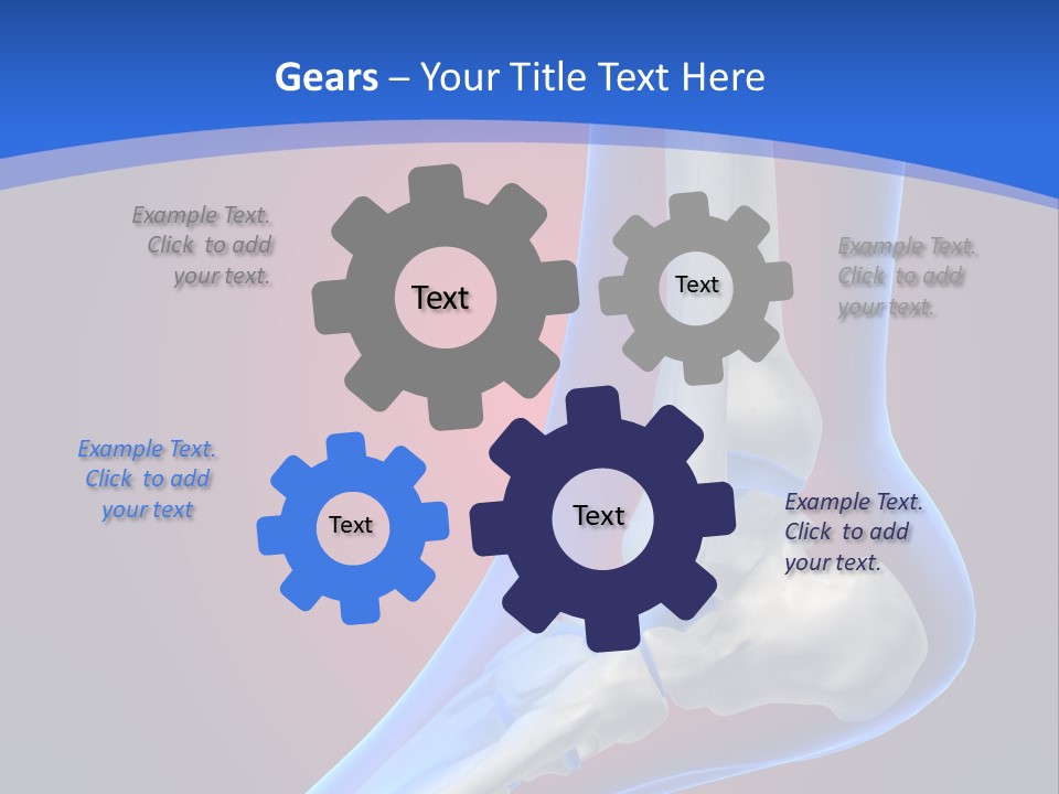 A Medical Powerpoint Presentation With A Skeleton PowerPoint Template