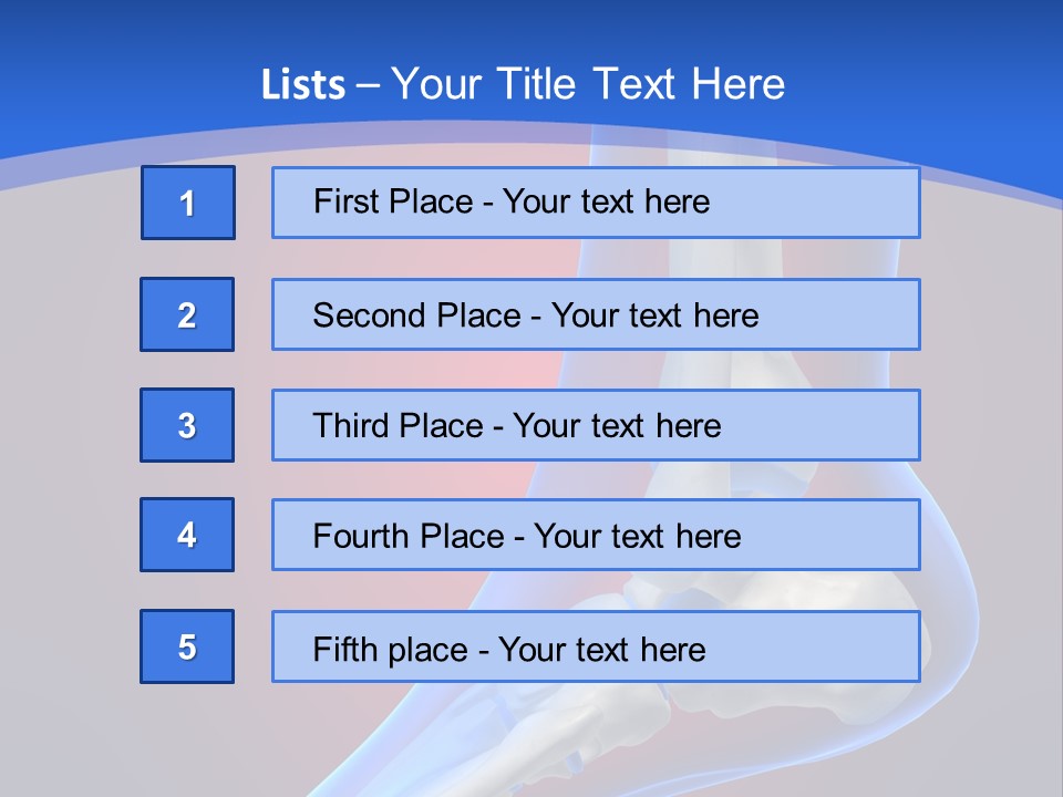 A Medical Powerpoint Presentation With A Skeleton PowerPoint Template