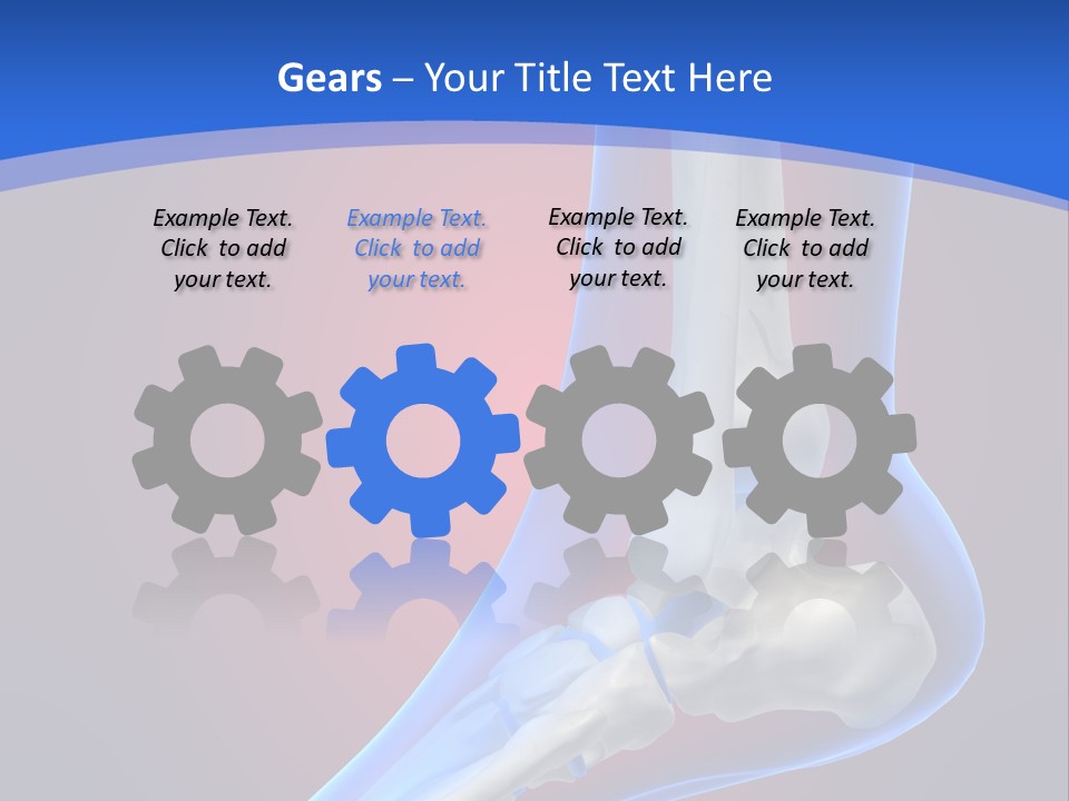 A Medical Powerpoint Presentation With A Skeleton PowerPoint Template