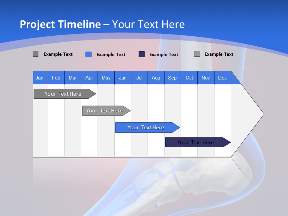 A Medical Powerpoint Presentation With A Skeleton PowerPoint Template