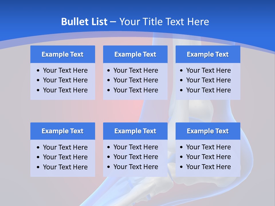 A Medical Powerpoint Presentation With A Skeleton PowerPoint Template
