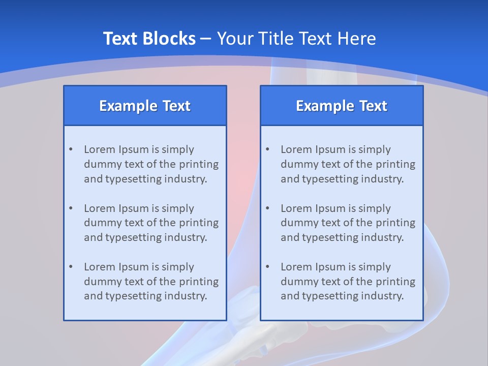 A Medical Powerpoint Presentation With A Skeleton PowerPoint Template