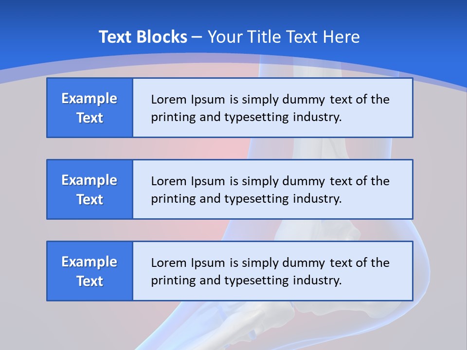 A Medical Powerpoint Presentation With A Skeleton PowerPoint Template