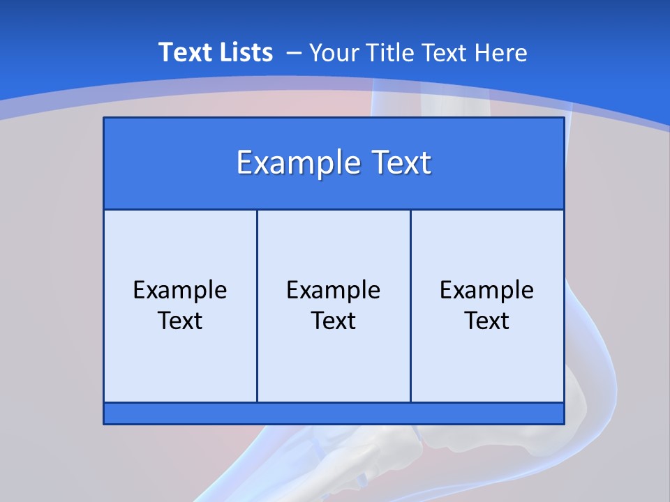 A Medical Powerpoint Presentation With A Skeleton PowerPoint Template
