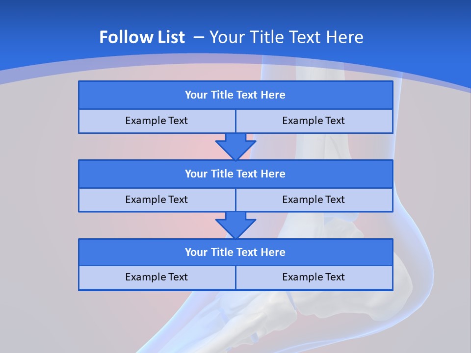 A Medical Powerpoint Presentation With A Skeleton PowerPoint Template