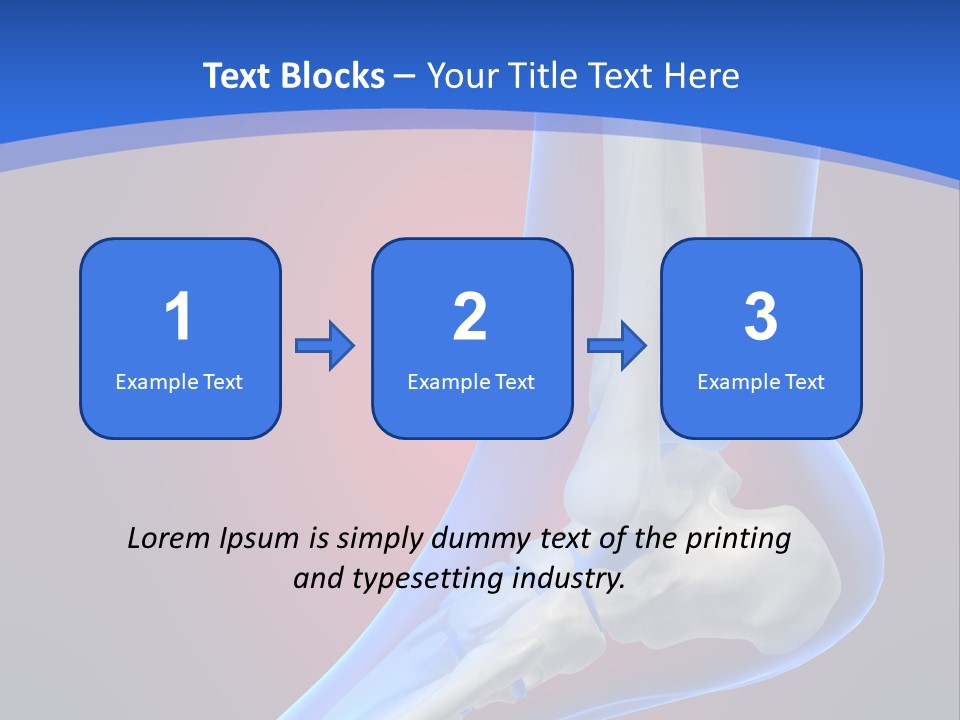 A Medical Powerpoint Presentation With A Skeleton PowerPoint Template