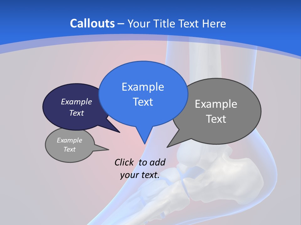 A Medical Powerpoint Presentation With A Skeleton PowerPoint Template