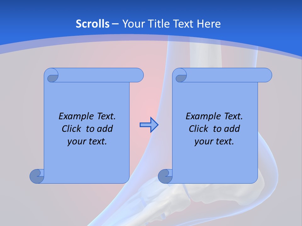 A Medical Powerpoint Presentation With A Skeleton PowerPoint Template