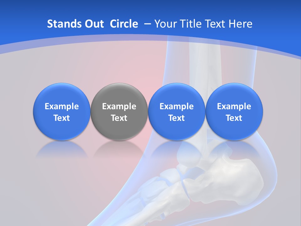 A Medical Powerpoint Presentation With A Skeleton PowerPoint Template