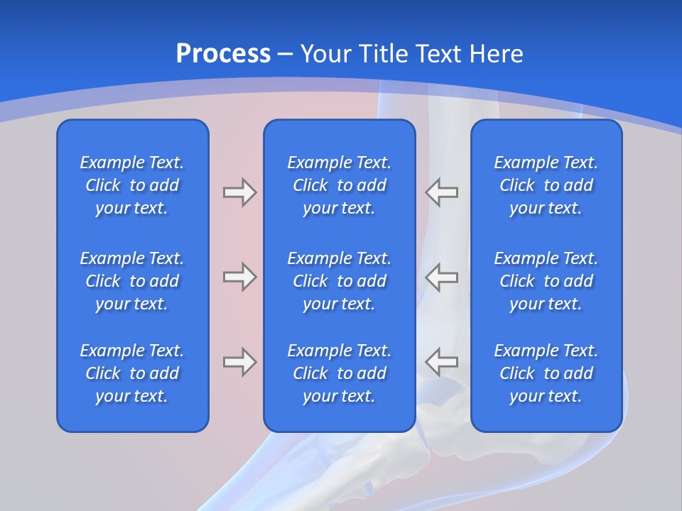 A Medical Powerpoint Presentation With A Skeleton PowerPoint Template