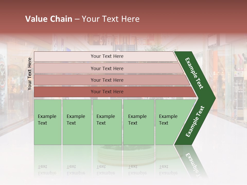 Shopping Hall #4. Motion Blur PowerPoint Template