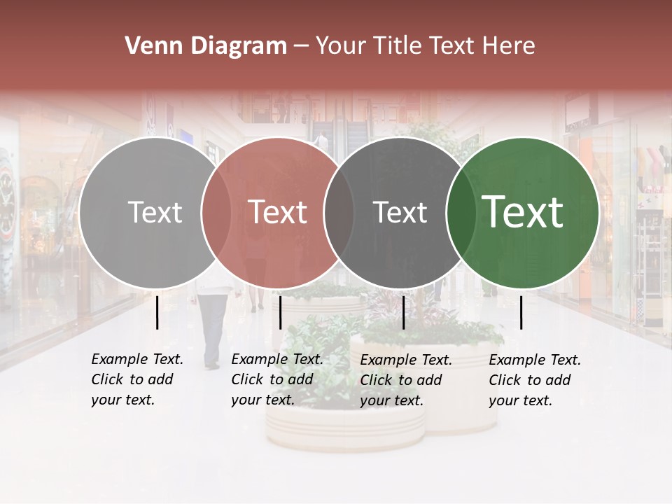 Shopping Hall #4. Motion Blur PowerPoint Template