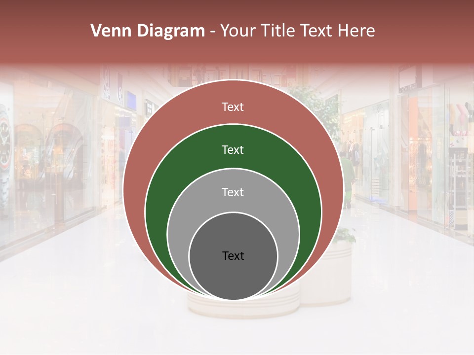 Shopping Hall #4. Motion Blur PowerPoint Template