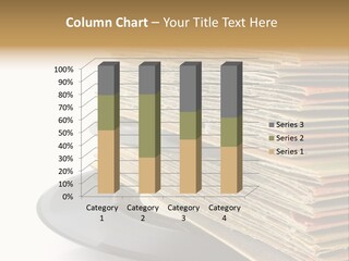 Close Up Of Old Vinyl Records With Deep Dof PowerPoint Template