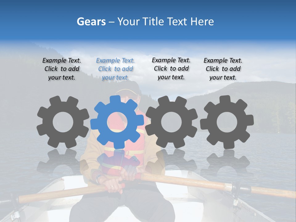 Transparent House With Surprise Money-Box PowerPoint Template