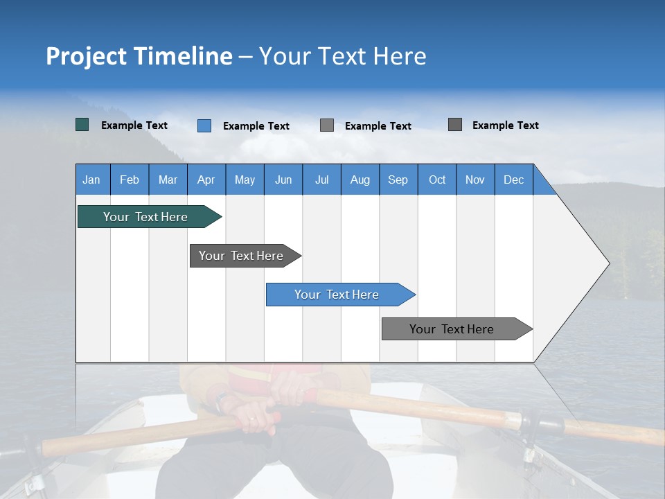 Transparent House With Surprise Money-Box PowerPoint Template