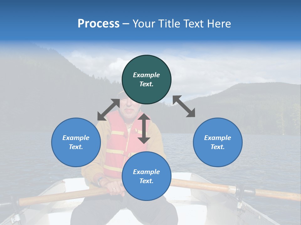 Transparent House With Surprise Money-Box PowerPoint Template