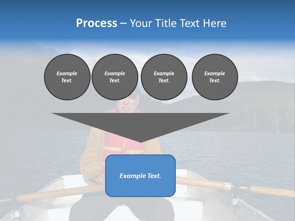 Transparent House With Surprise Money-Box PowerPoint Template