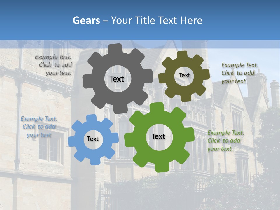 England, Oxford PowerPoint Template