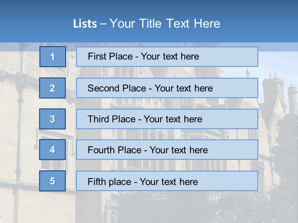 England, Oxford PowerPoint Template