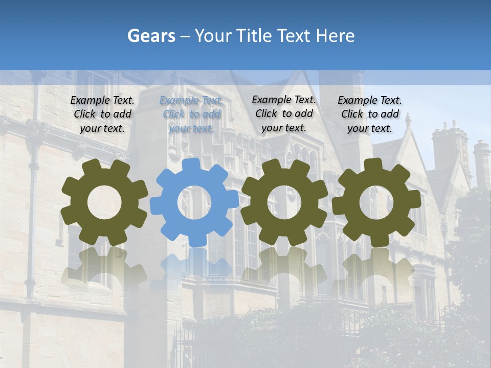 England, Oxford PowerPoint Template