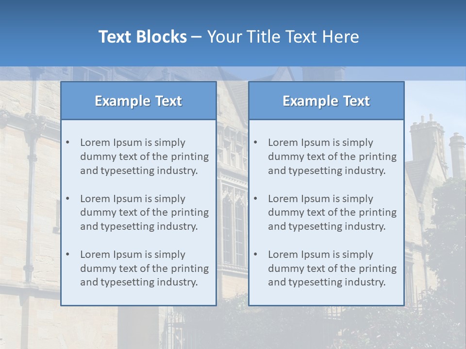 England, Oxford PowerPoint Template
