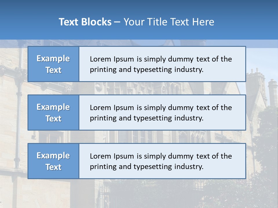 England, Oxford PowerPoint Template