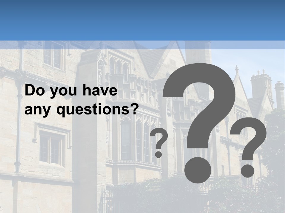 England, Oxford PowerPoint Template