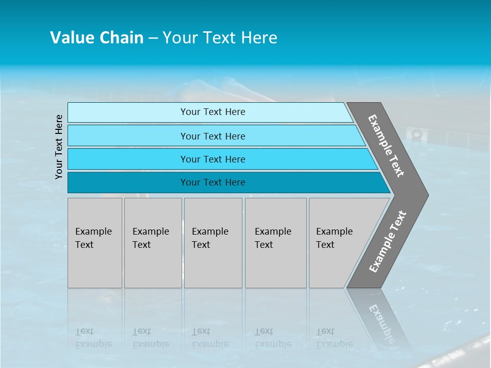 Young Boy Diving Head First Into A Swimming Pool With Head In The Water And Feet Still In The Air PowerPoint Template