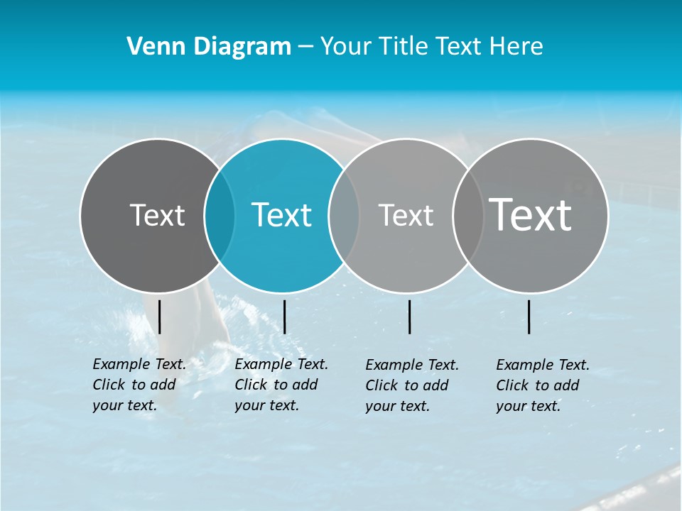 Young Boy Diving Head First Into A Swimming Pool With Head In The Water And Feet Still In The Air PowerPoint Template