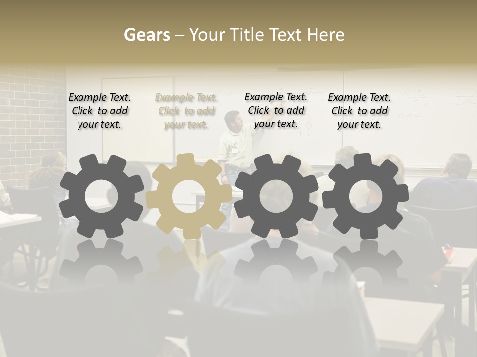 An  Education Teacher Pointing To An Electrical Circuit On The Board. Focus On The Diagram Of The Circuit. PowerPoint Template