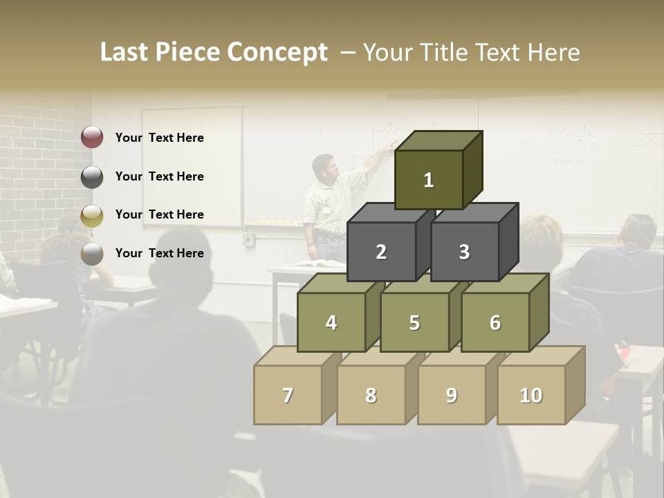 An  Education Teacher Pointing To An Electrical Circuit On The Board. Focus On The Diagram Of The Circuit. PowerPoint Template