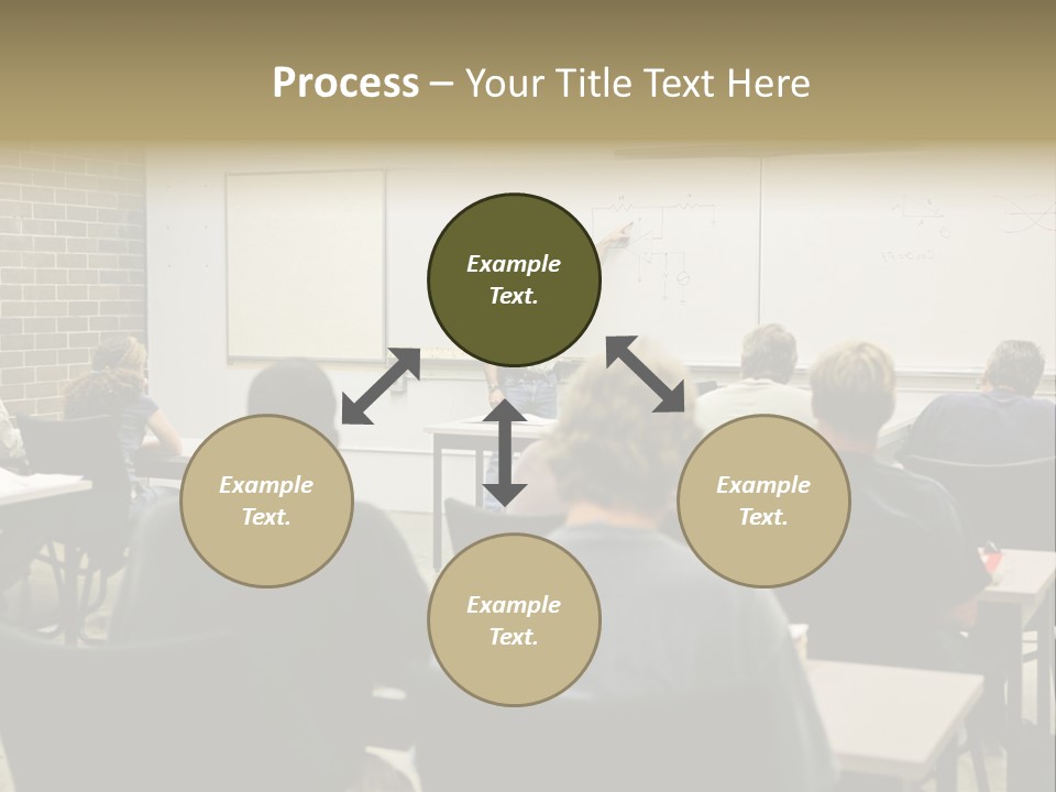 An  Education Teacher Pointing To An Electrical Circuit On The Board. Focus On The Diagram Of The Circuit. PowerPoint Template