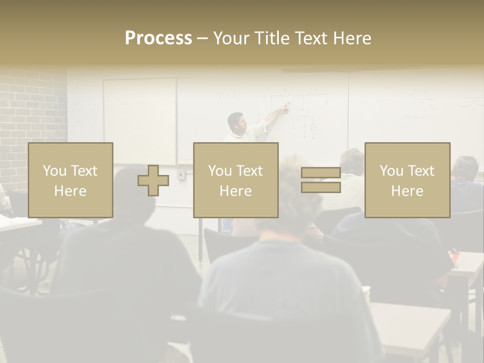 An  Education Teacher Pointing To An Electrical Circuit On The Board. Focus On The Diagram Of The Circuit. PowerPoint Template