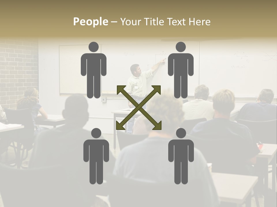 An  Education Teacher Pointing To An Electrical Circuit On The Board. Focus On The Diagram Of The Circuit. PowerPoint Template