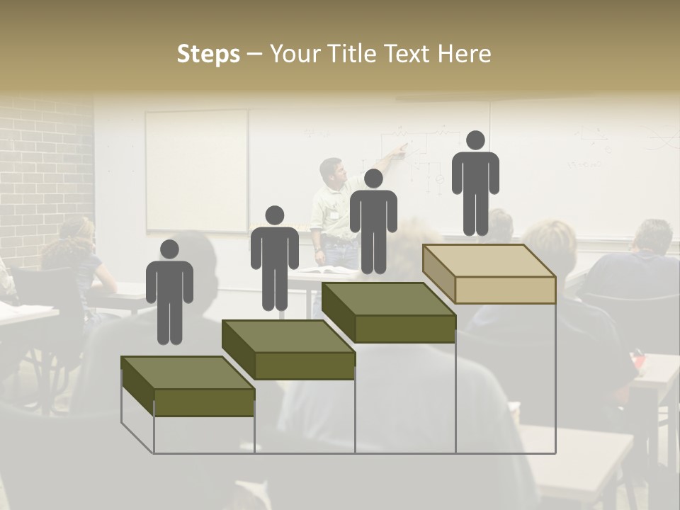 An  Education Teacher Pointing To An Electrical Circuit On The Board. Focus On The Diagram Of The Circuit. PowerPoint Template