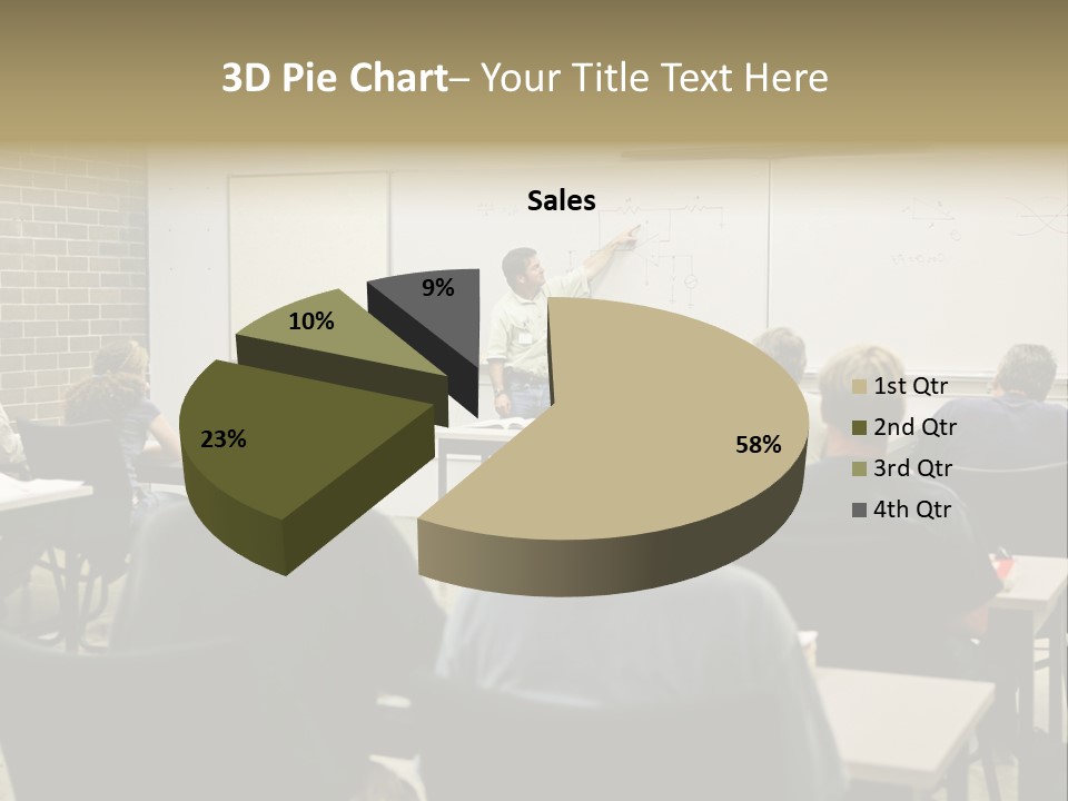 An  Education Teacher Pointing To An Electrical Circuit On The Board. Focus On The Diagram Of The Circuit. PowerPoint Template