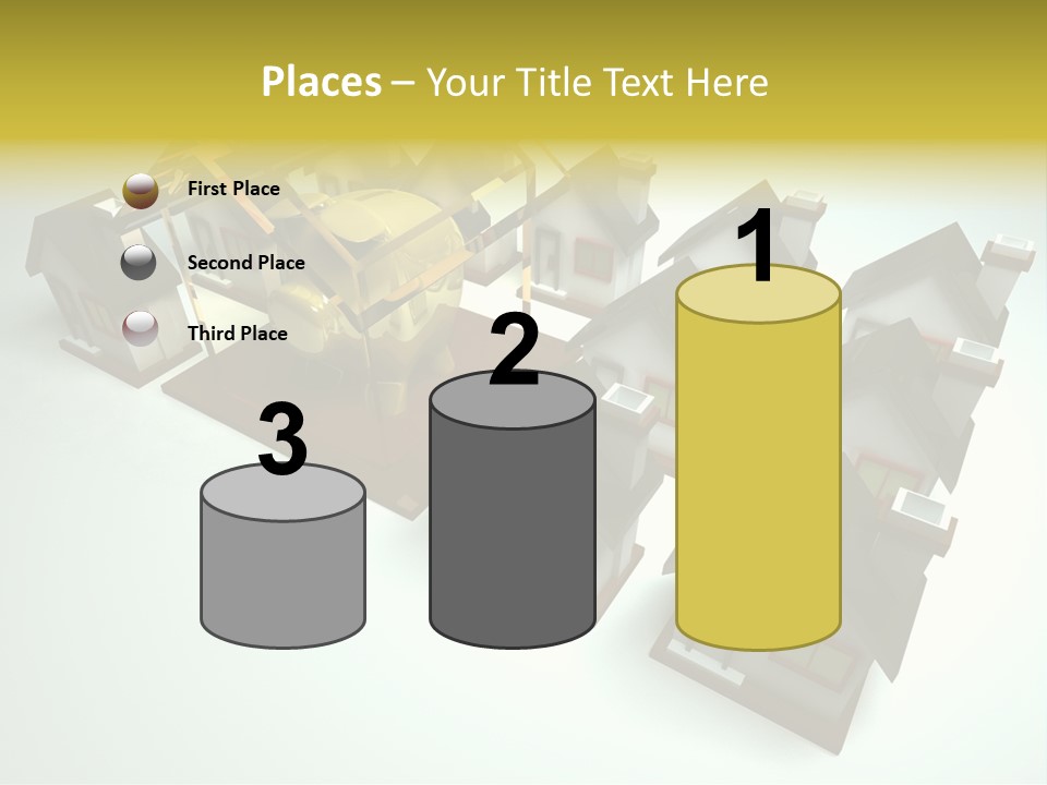 Transparent House With Surprise Money-Box PowerPoint Template