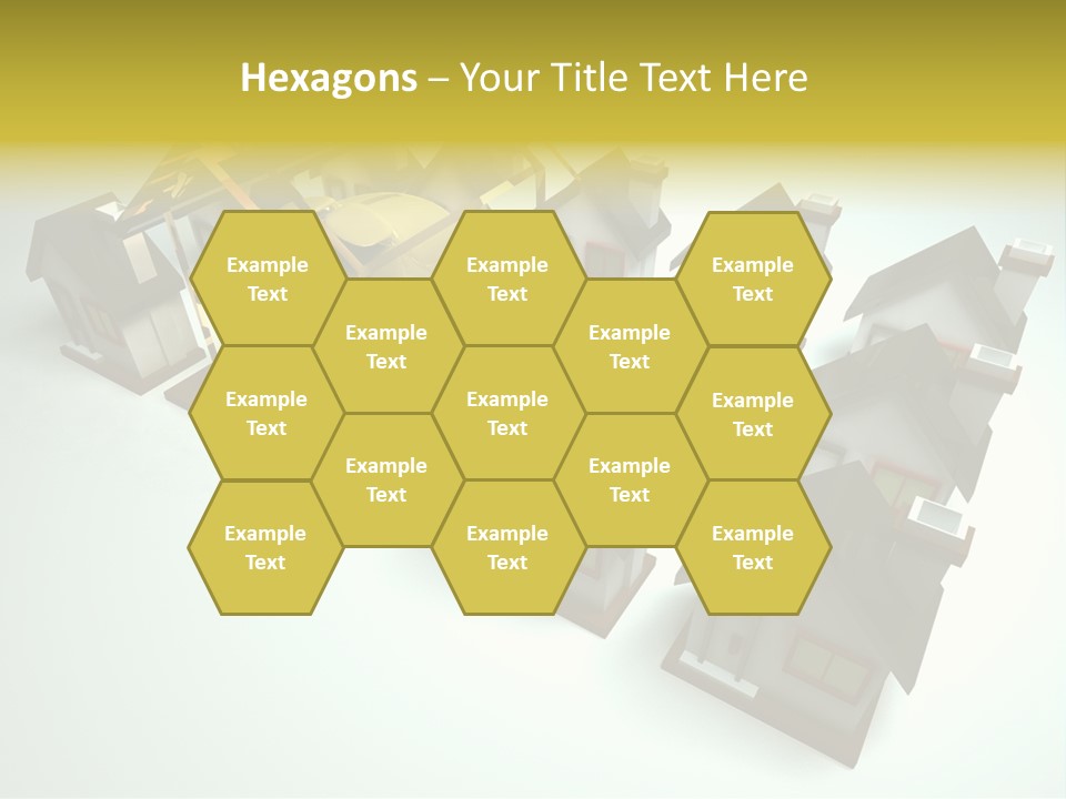 Transparent House With Surprise Money-Box PowerPoint Template