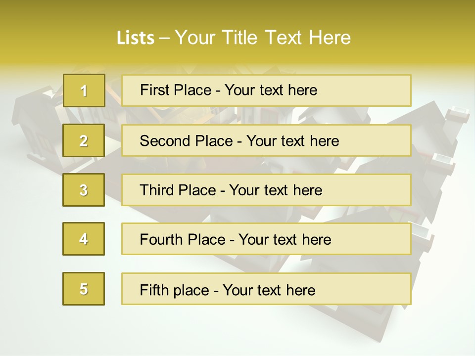 Transparent House With Surprise Money-Box PowerPoint Template