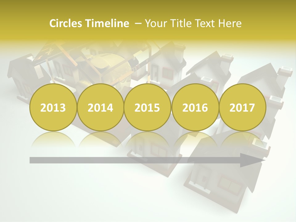 Transparent House With Surprise Money-Box PowerPoint Template