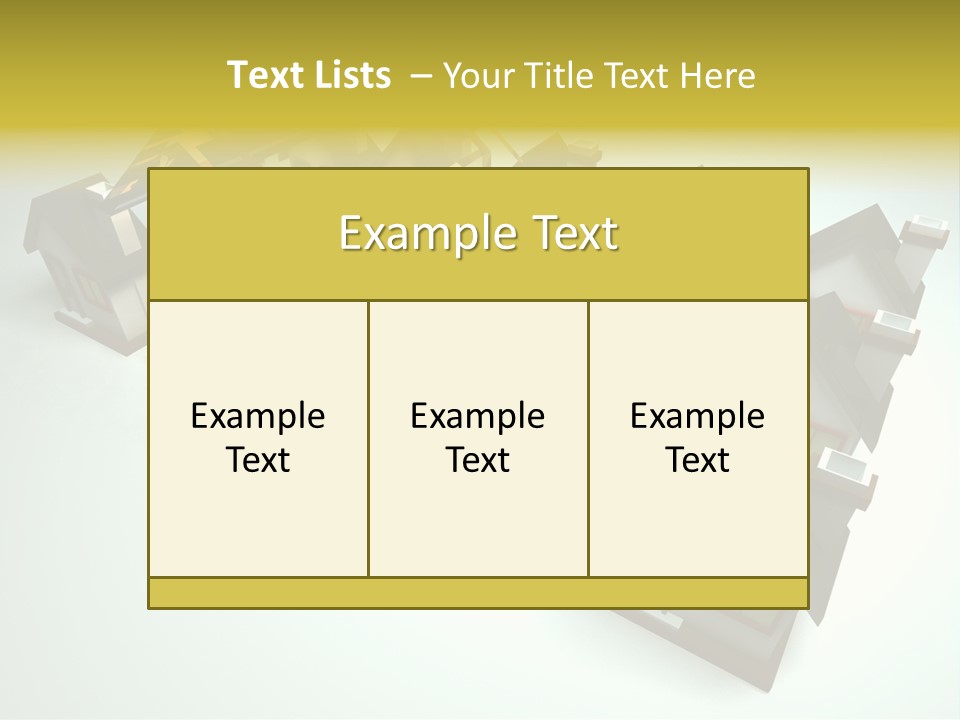 Transparent House With Surprise Money-Box PowerPoint Template