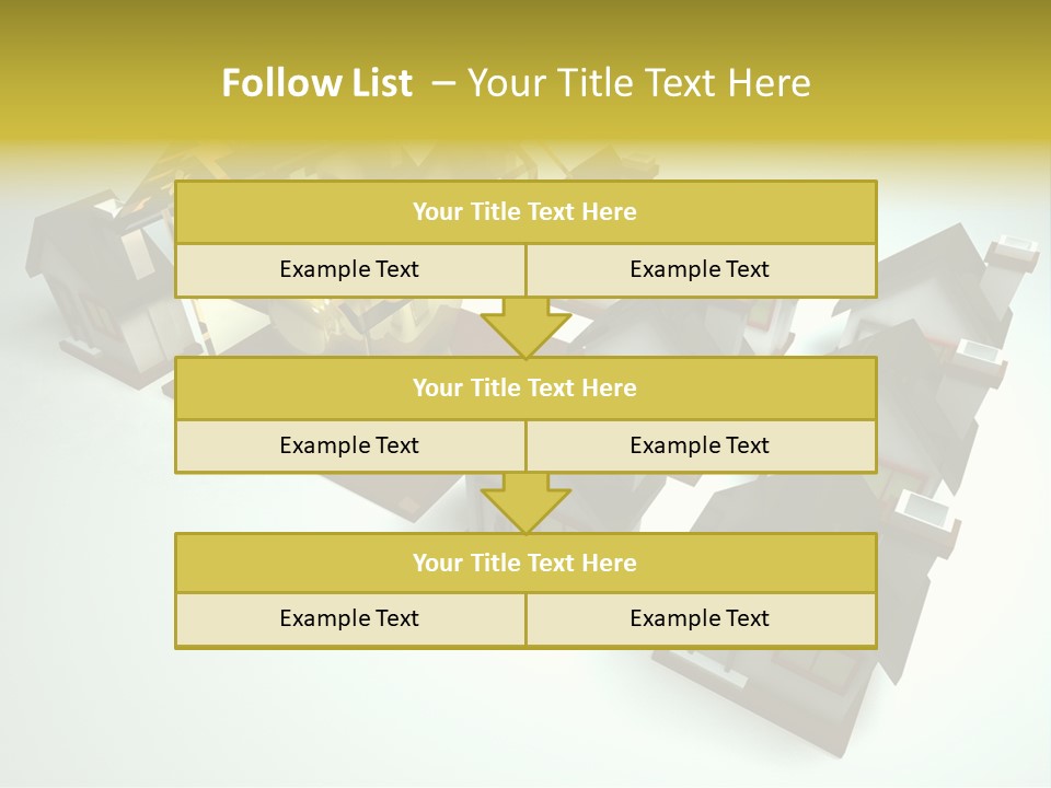 Transparent House With Surprise Money-Box PowerPoint Template