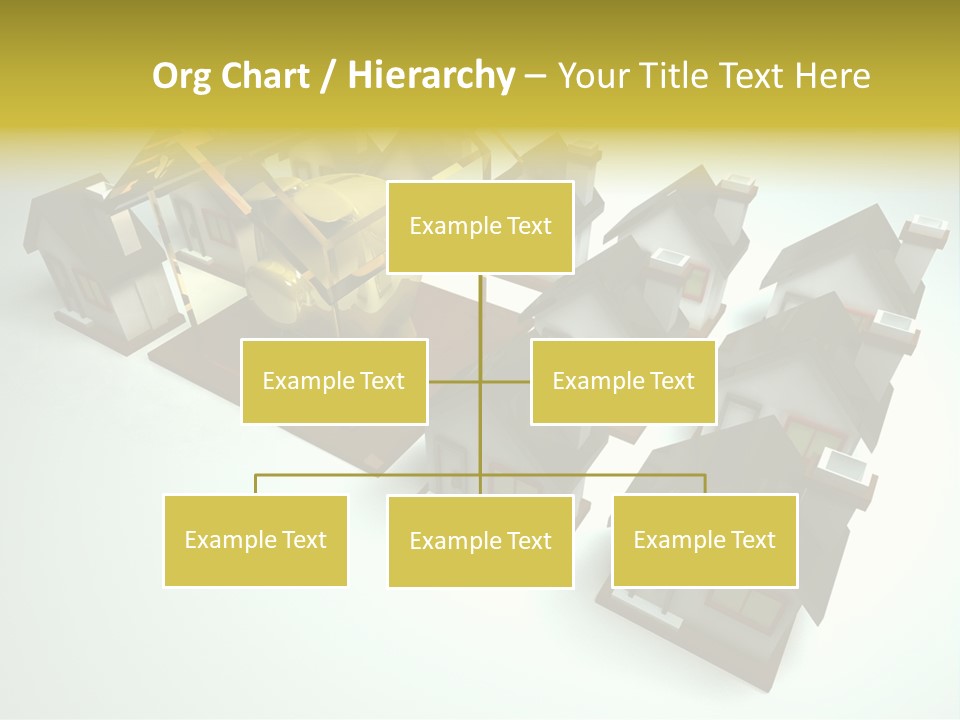 Transparent House With Surprise Money-Box PowerPoint Template